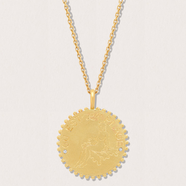 Où Est La Plage Necklace