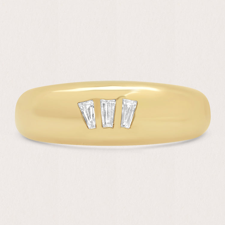 Baguette Bubble Ring