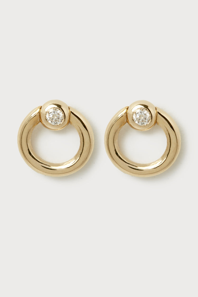 Diamond Porta Studs, Small