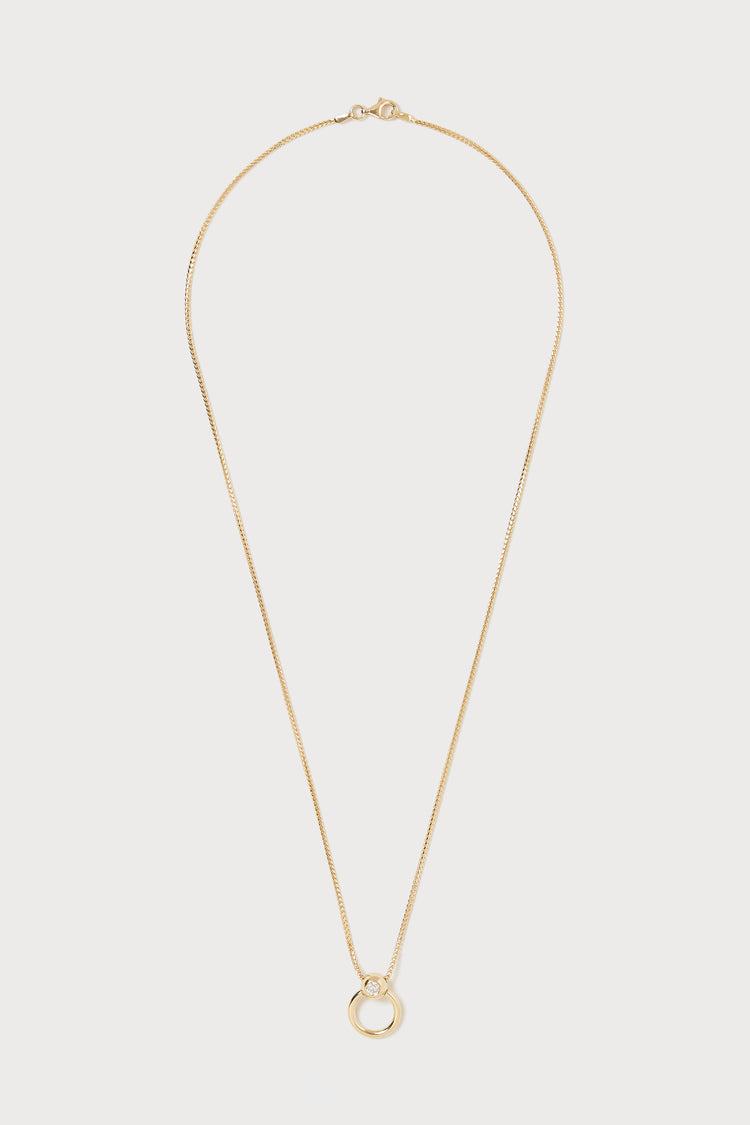 Diamond Porta Slider Necklace