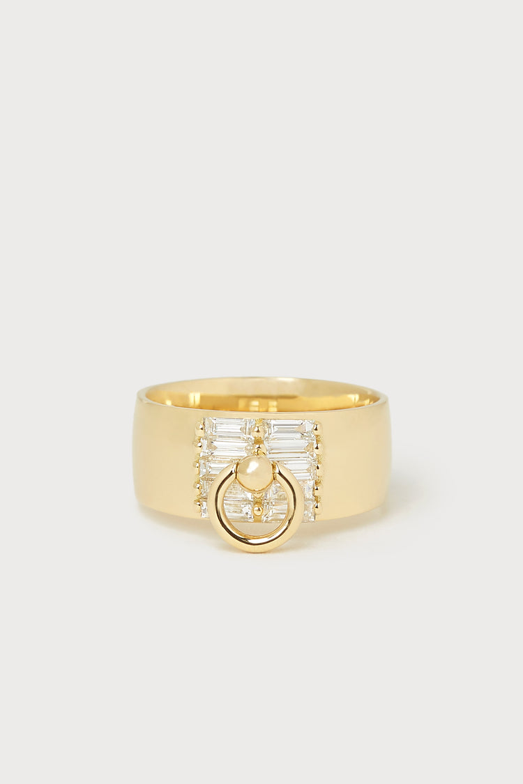Baguette Diamond Porta Ring
