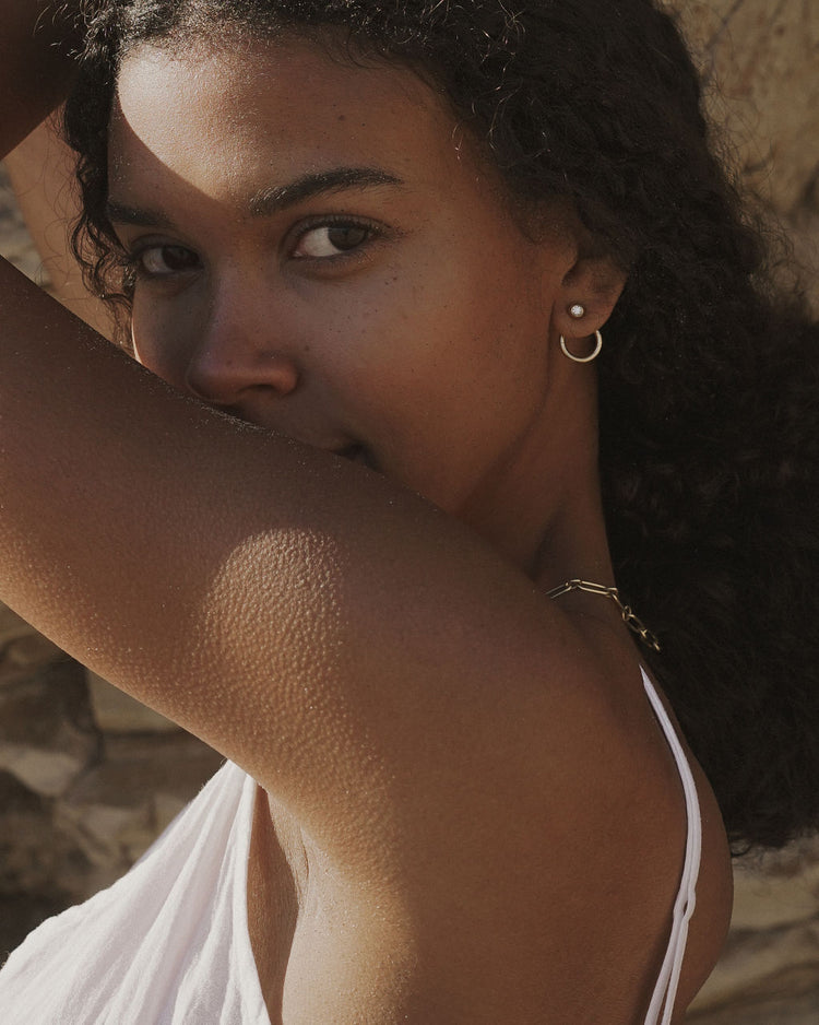 Diamond Porta Ear Jacket Studs