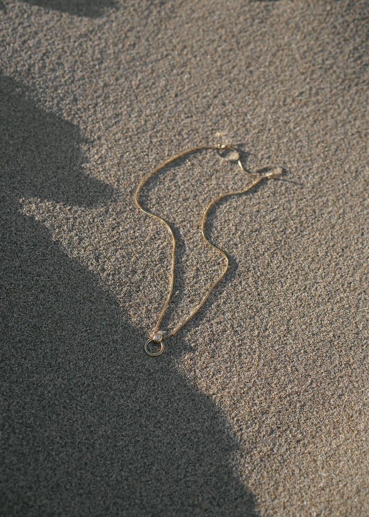 Diamond Porta Slider Necklace