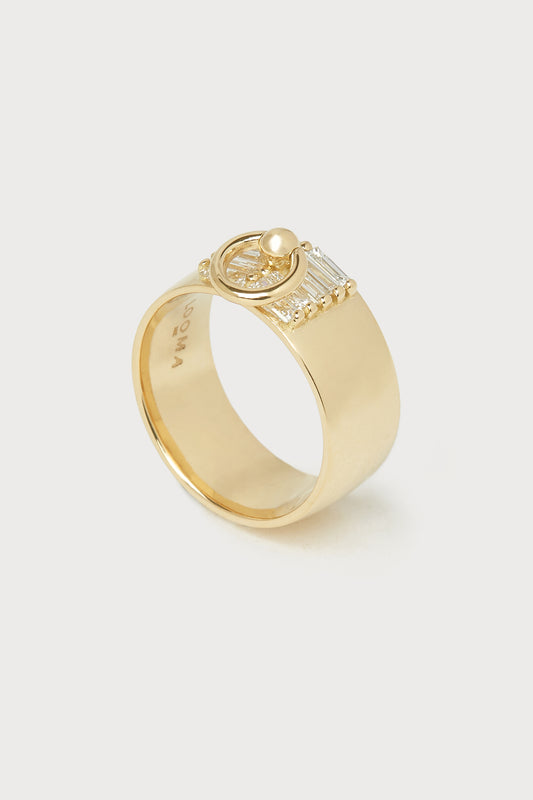 Baguette Diamond Porta Ring