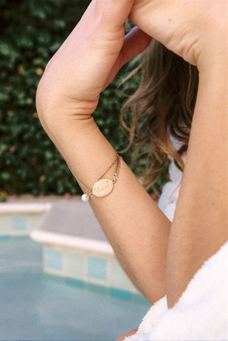 Coco Palm Signet Bracelet